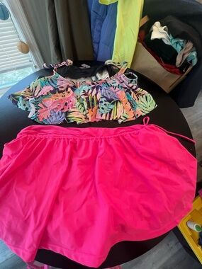 Hot Pink Swim Skirt